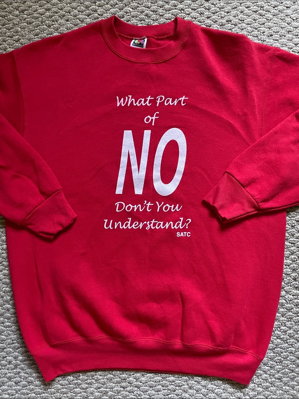 Vintage no crewneck sweatshirt